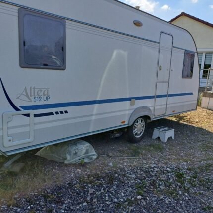 Adria Altea 512 UP Caravane — 4 couchages, simple essieu, 6,50 m, PTAC 1200 kg, 2012 occasion