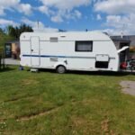 Adria Caravane avec auvent — 2022, 7,44 m, 4 couchages, PTAC 1 232/1 500 kg occasion