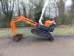 Kubota K008-Micro Minielle 800 kgmoteur neuf, batteerie neuve, 3 go dets, attaché raide, rails extensibles, 201occasion – Image 10