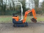 Kubota K008-Micro Minielle 800 kgmoteur neuf, batteerie neuve, 3 go dets, attaché raide, rails extensibles, 201occasion – Image 6