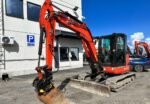 Kubota KX057-4 Mini pelle 5,6 tonnes — 3 godets, attache rapide, chenilles caoutchouc, godet 0,17 m³, révisée, 2018 occasion – Image 2