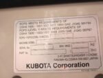 Kubota U25-3 Mini pelle 2,6 tonnes — attache rapide, 3 godets, chenilles bon état, vidangée révisée, 2005 occasion – Image 5