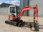 Kubota U25-3 Mini pelle 2,6 tonnes — BRH marteau hydraulique, moteur Kubota D1105 15,5 kW, 3 godets, attache rapide, 2008 occasion – Image 8