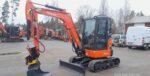 Kubota U36-4 Mini pelle 3,6 tonnes — attache rotative, moteur Kubota, 3 godets, chenilles 300 mm, 13 h, 2022 occasion – Image 11