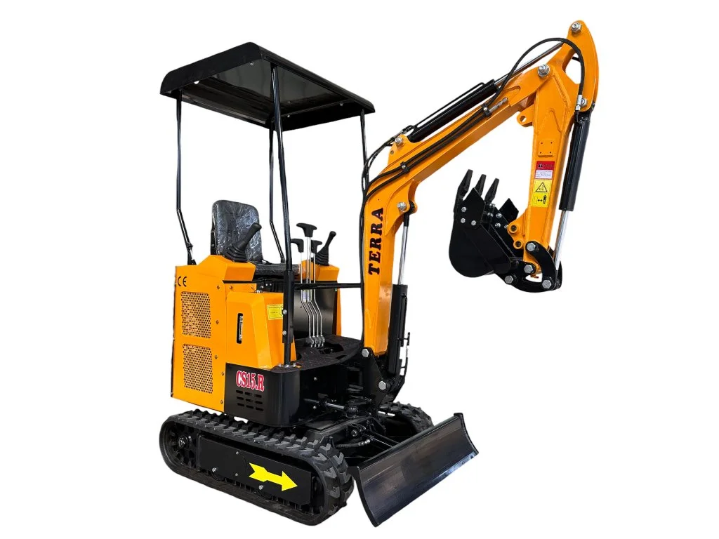 TERRA-CS22.R TERRA CS22.R Mini-pelle — Kubota D1105 24 CV, déport hydraulique, 1 980 kg, 3 godets inclus neuf – Image 1