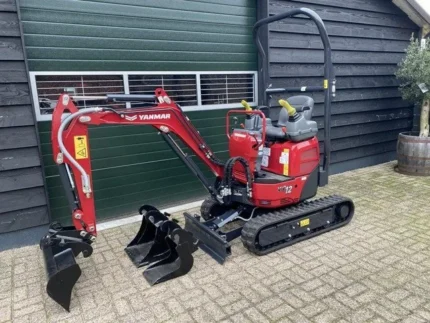 Yanmar VIO12 Mini-pelle compacte — 1,245 kg, 2023, avec 3 godets polyvalents occasion
