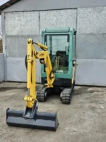 Yanmar SV15 Mini-pelle compacte — 2013, cabine chauffée, attache rapide CSW01, godet 30 cm, raboteuse 100 cm occasion – Image 8