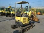 Yanmar VIO 17 Mini pelle 1,83 tonne — moteur 3TNV70-XBV 10,1 kW diesel, vitesse 4,3 km/h occasion – Image 3