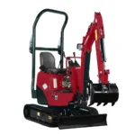 Yanmar ViO10-2A Mini-pelle — Diesel 12,5 CV, 1 220 kg, déport zéro, châssis rétractable neuf